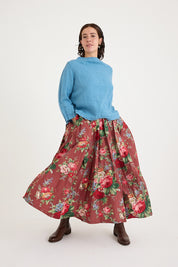 Ulla Skirt- Sunset Garden Chintz
