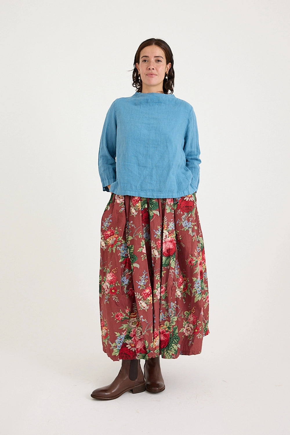 Ulla Skirt- Sunset Garden Chintz