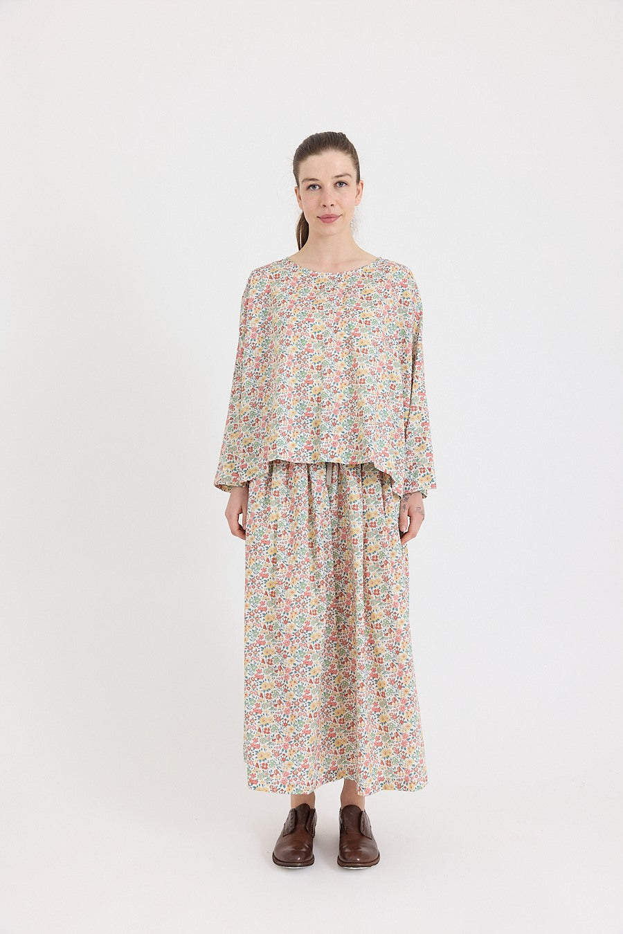 Metta Melbourne Liberty Print Emily Skirt in Annabella