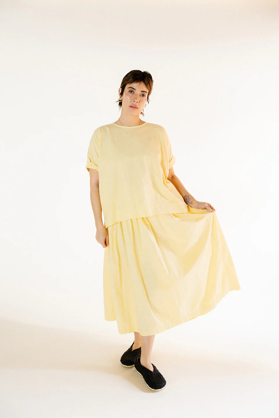 Avril T-Shirt- Light Linen