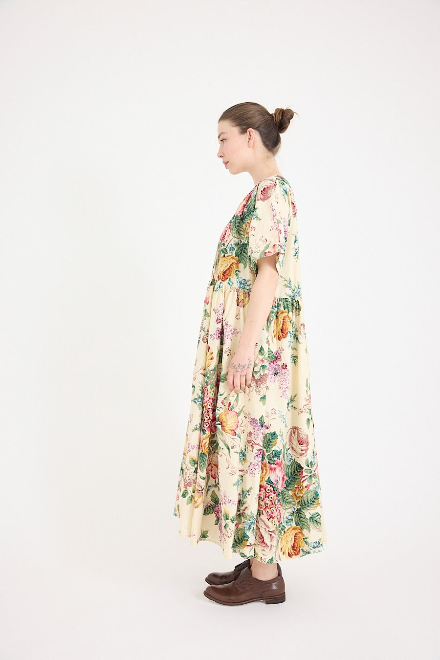 Paloma Dress- Bouquet Print