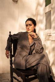 Mihi Short Jacket- Stripe