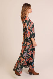 Millie Dress- Slow Motion Green Floral