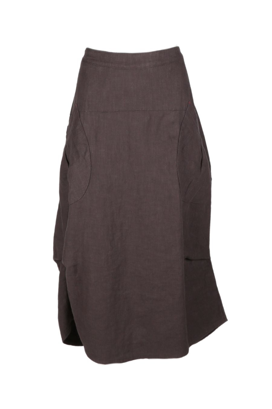 Milwaukee Fiesta Linen Skirt- Chocolate