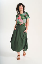 Olga de Polga Milwaukee Solenne Skirt in Sage