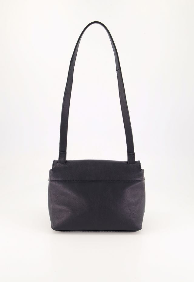 Mini Line Shoulder Bag- Black