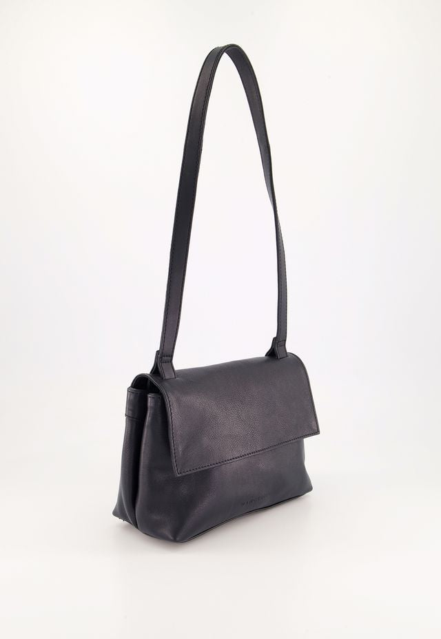 Mini Line Shoulder Bag- Black