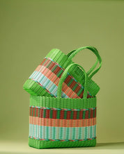 Pali Mira Stripe Bag Medium in Jungle