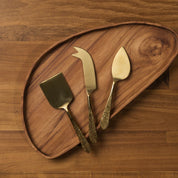 Mira Brass Cheese Set