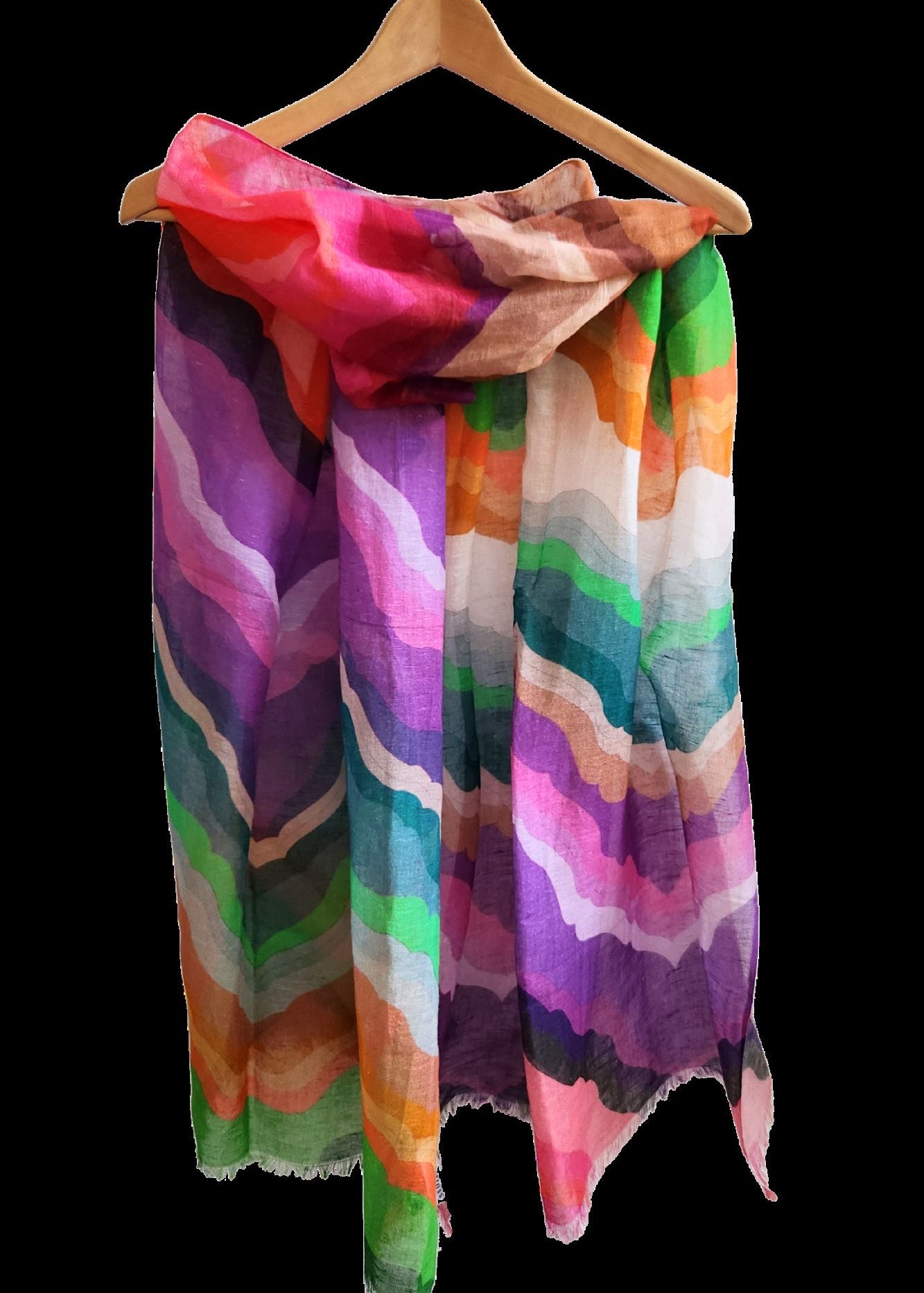 Directions International Misty Mountain Linen Blend Scarf