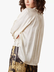 Moonstruck Billow Blouse- Cream