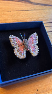 Morpho Godarti Butterfly Brooch