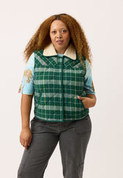 Mulla Vest- Fern Check