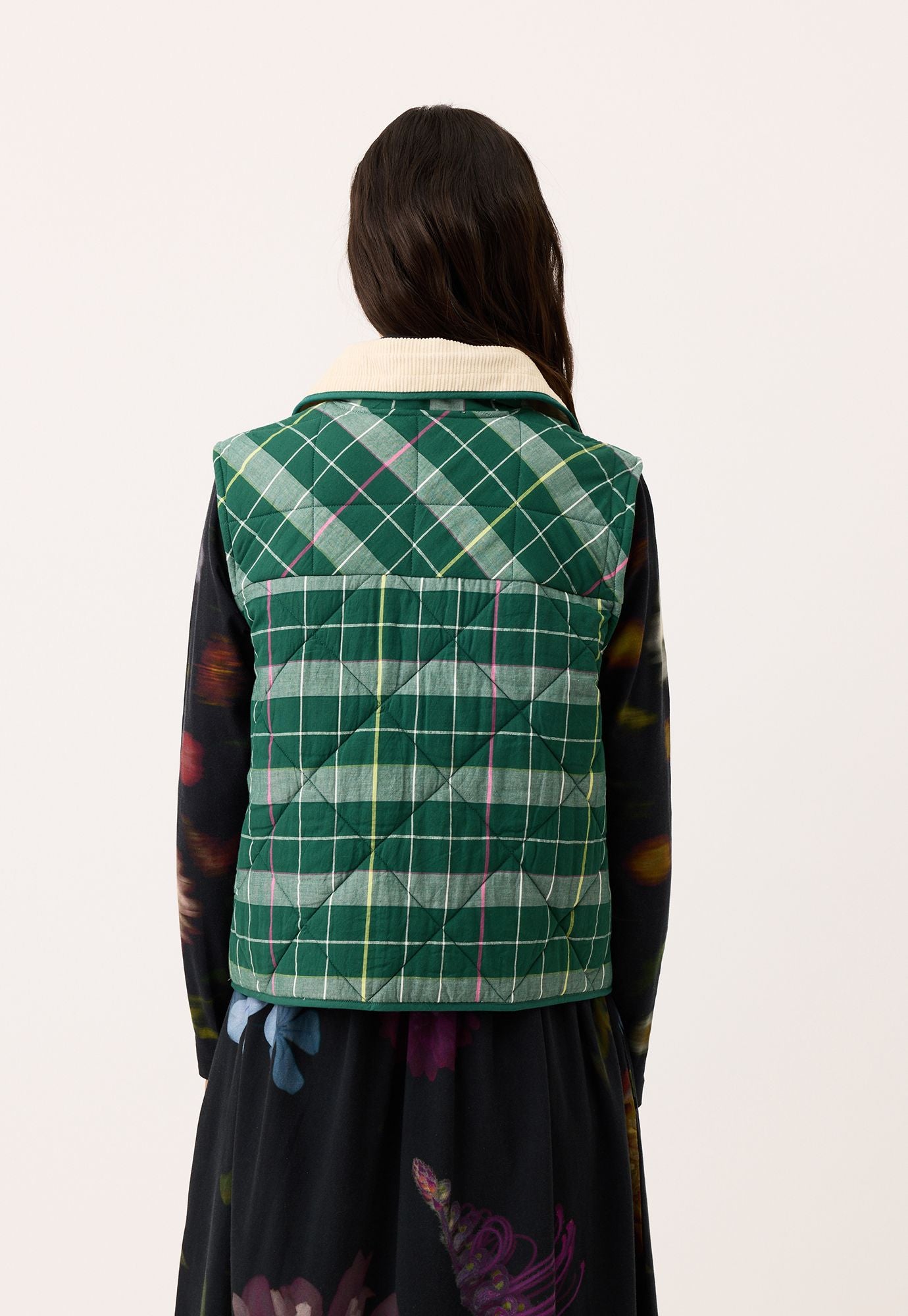 Mulla Vest- Fern Check