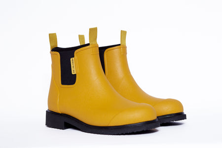 Merry People Bobbi Boots in Mustard