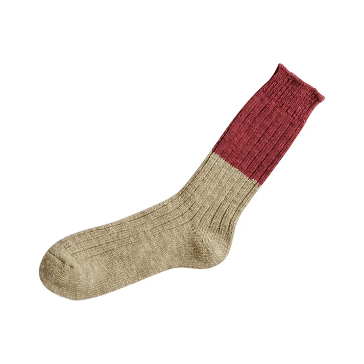 Boston Wool Cotton Slab Socks