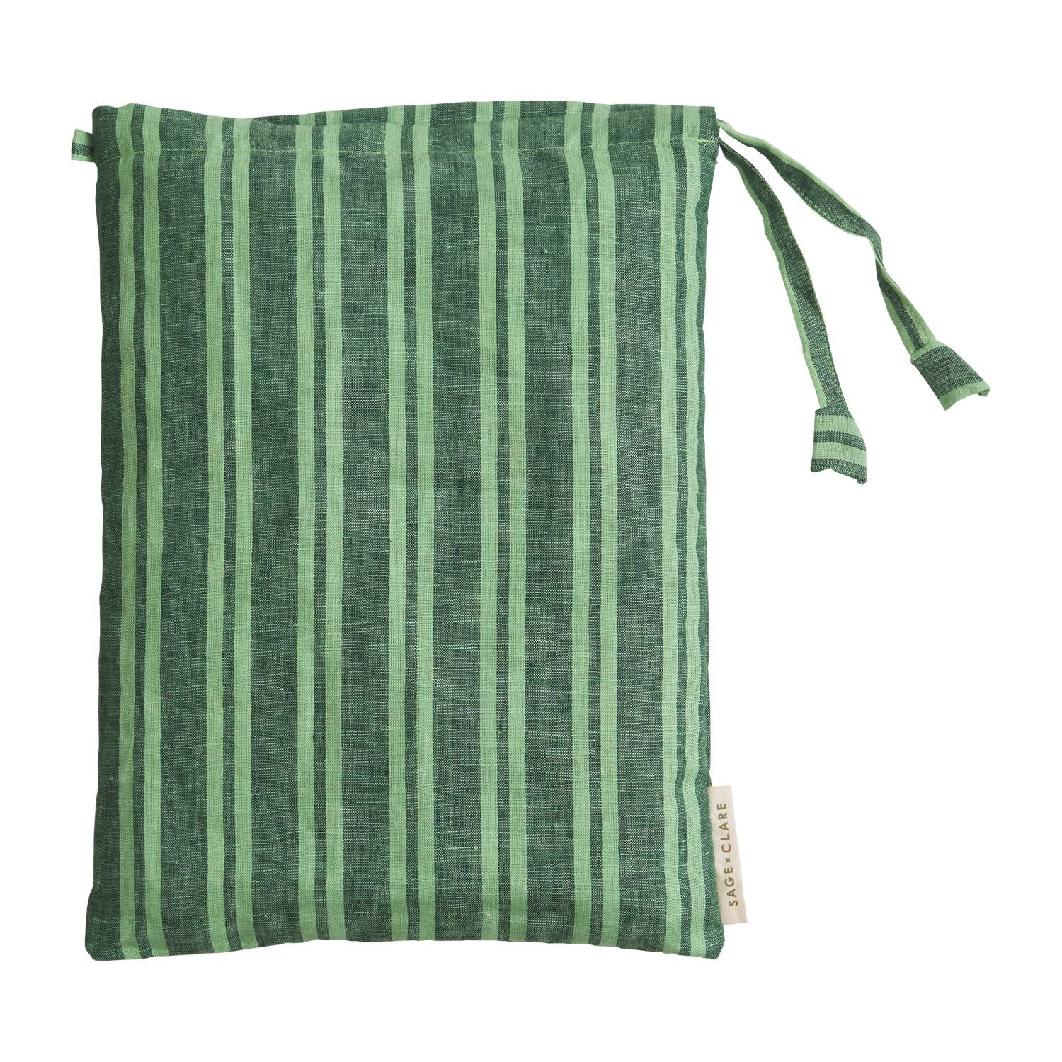 Nadine Linen Sheet- Forest