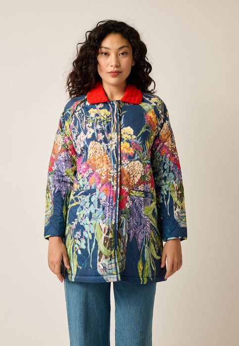 Flora Trench Coat- Blossom Bouquet