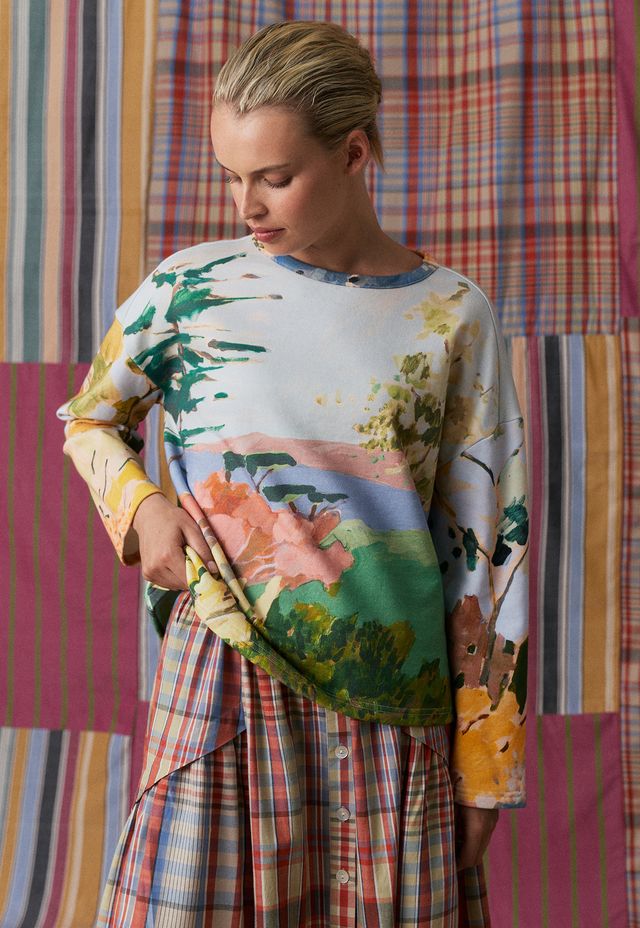 Nancybird Mina Sweat Palisade print