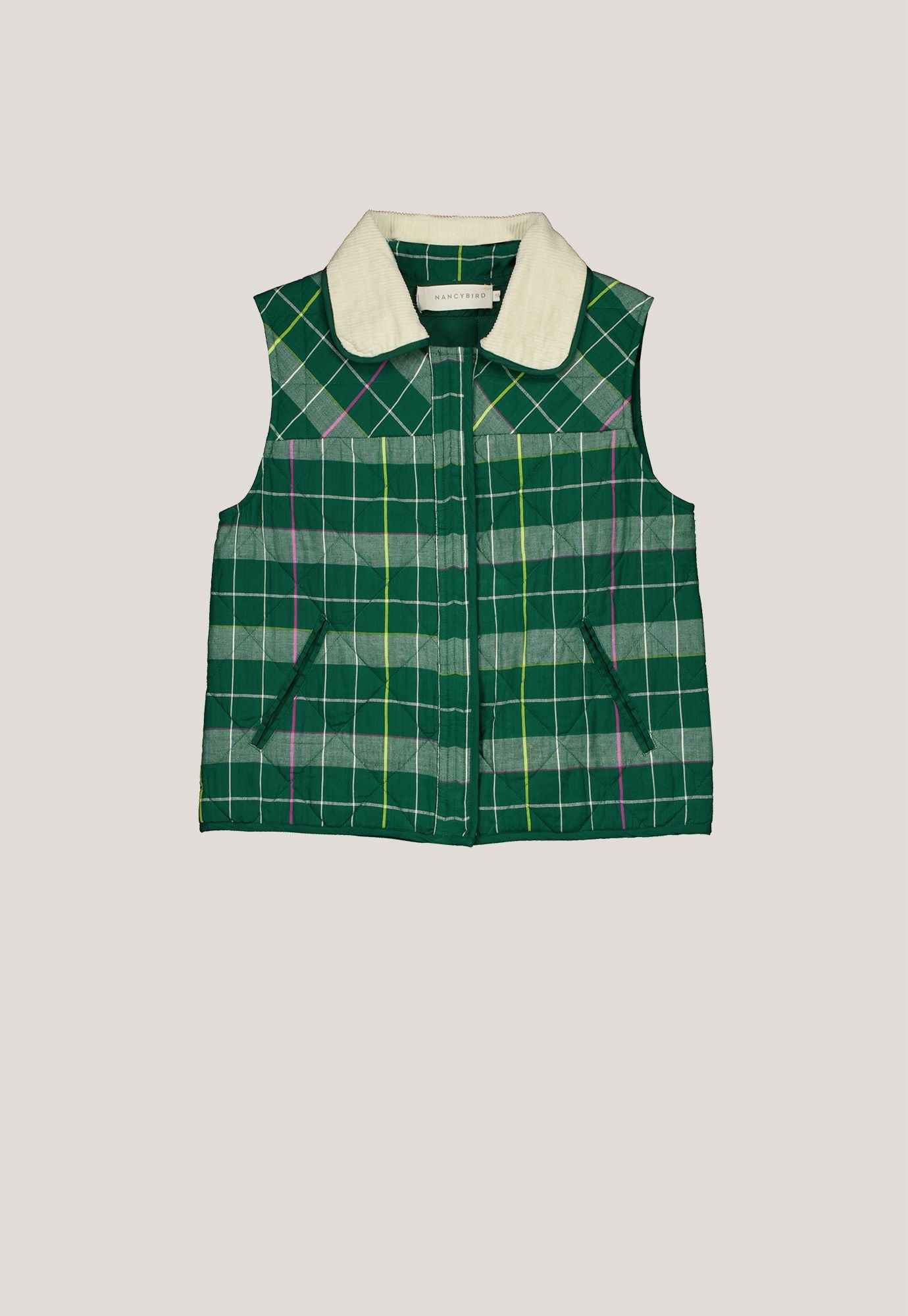 Mulla Vest- Fern Check