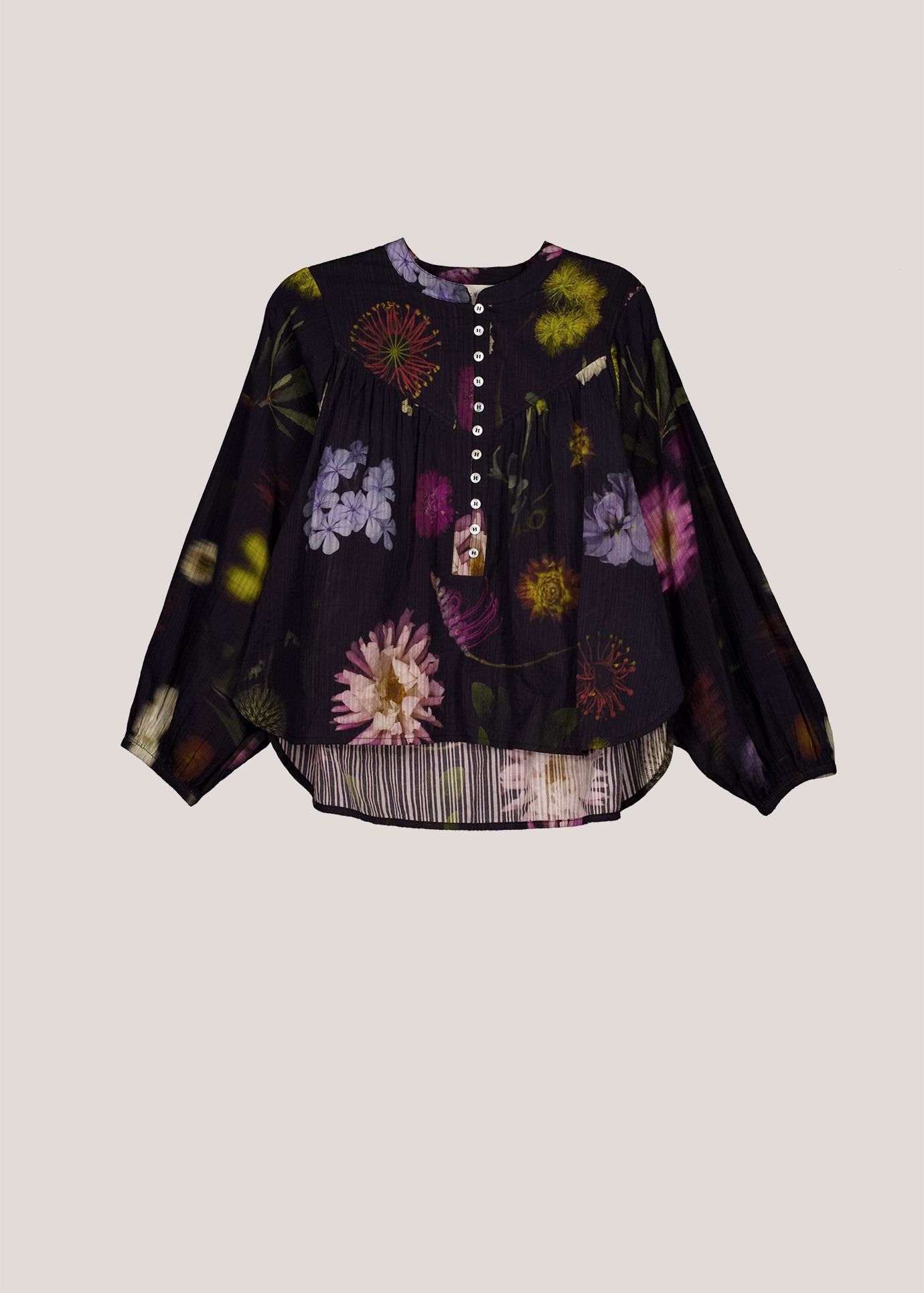Nancybird Sierra Blouse in Floratone Print