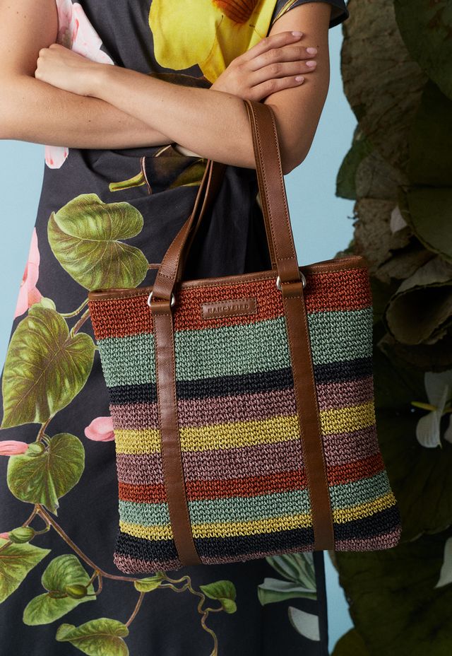 Stripe Tote- Archive