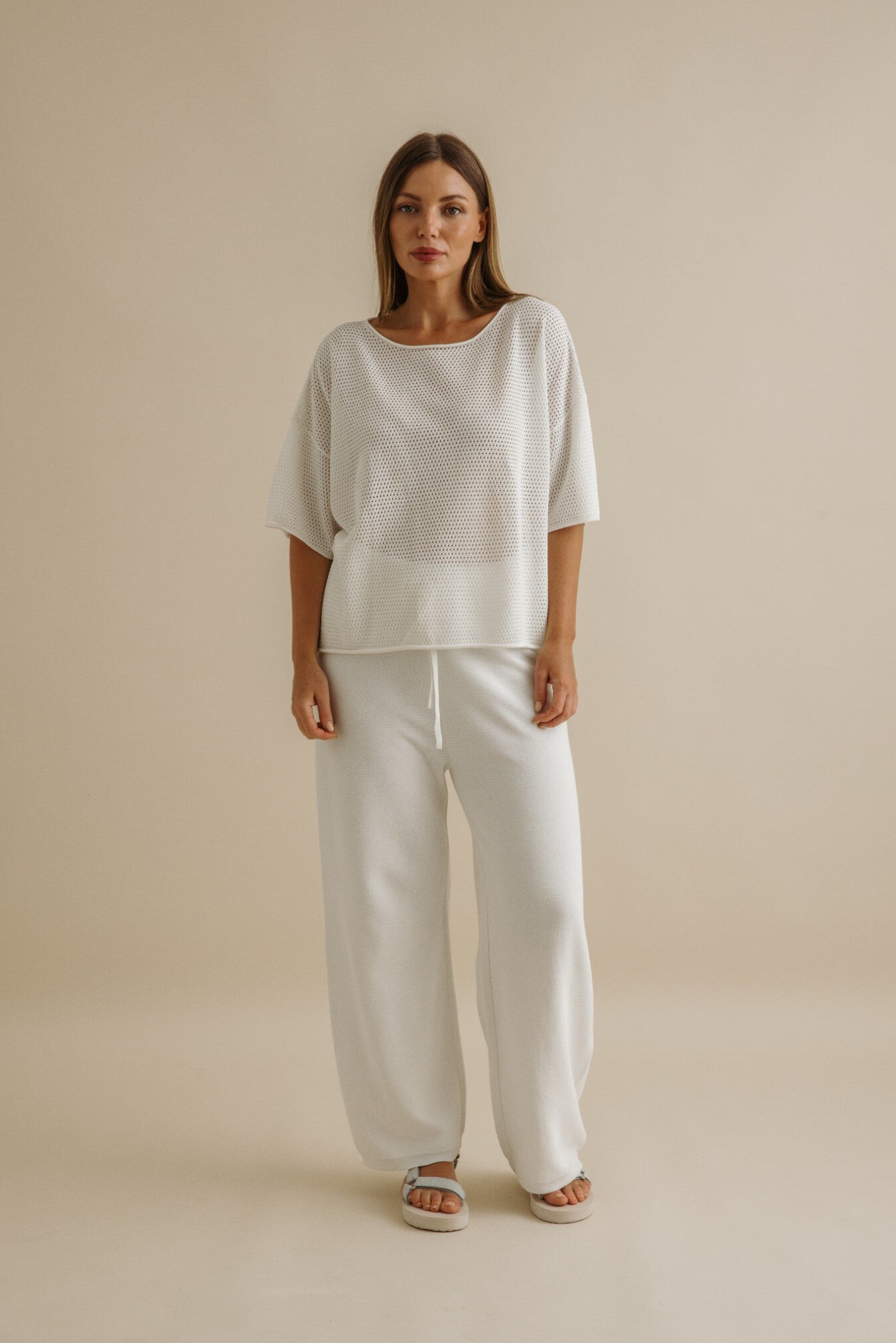 Nautilus Shortsleeve Pullover- Milk