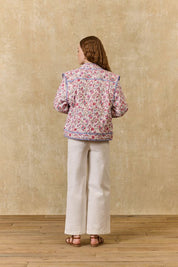 Nelina Jacket- Cream Floral Haven