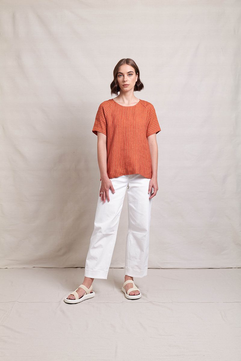 Neris Simplici Tee- Fiesta Stripe