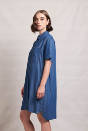 Touchwood Dress- Bluestone