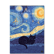 Niaski Cat Artist Calendar 2026