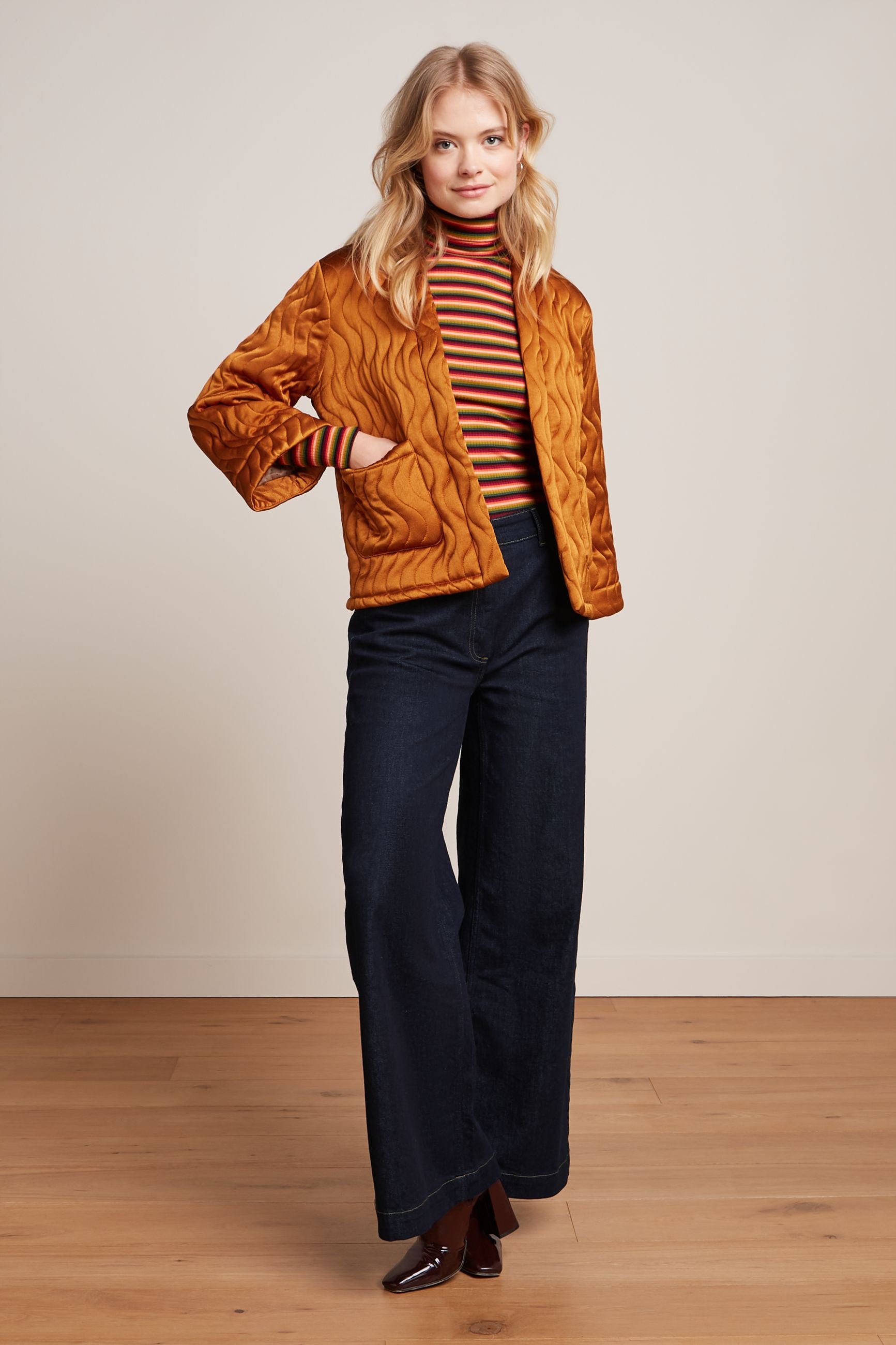 Noor Jacket- Star Satin