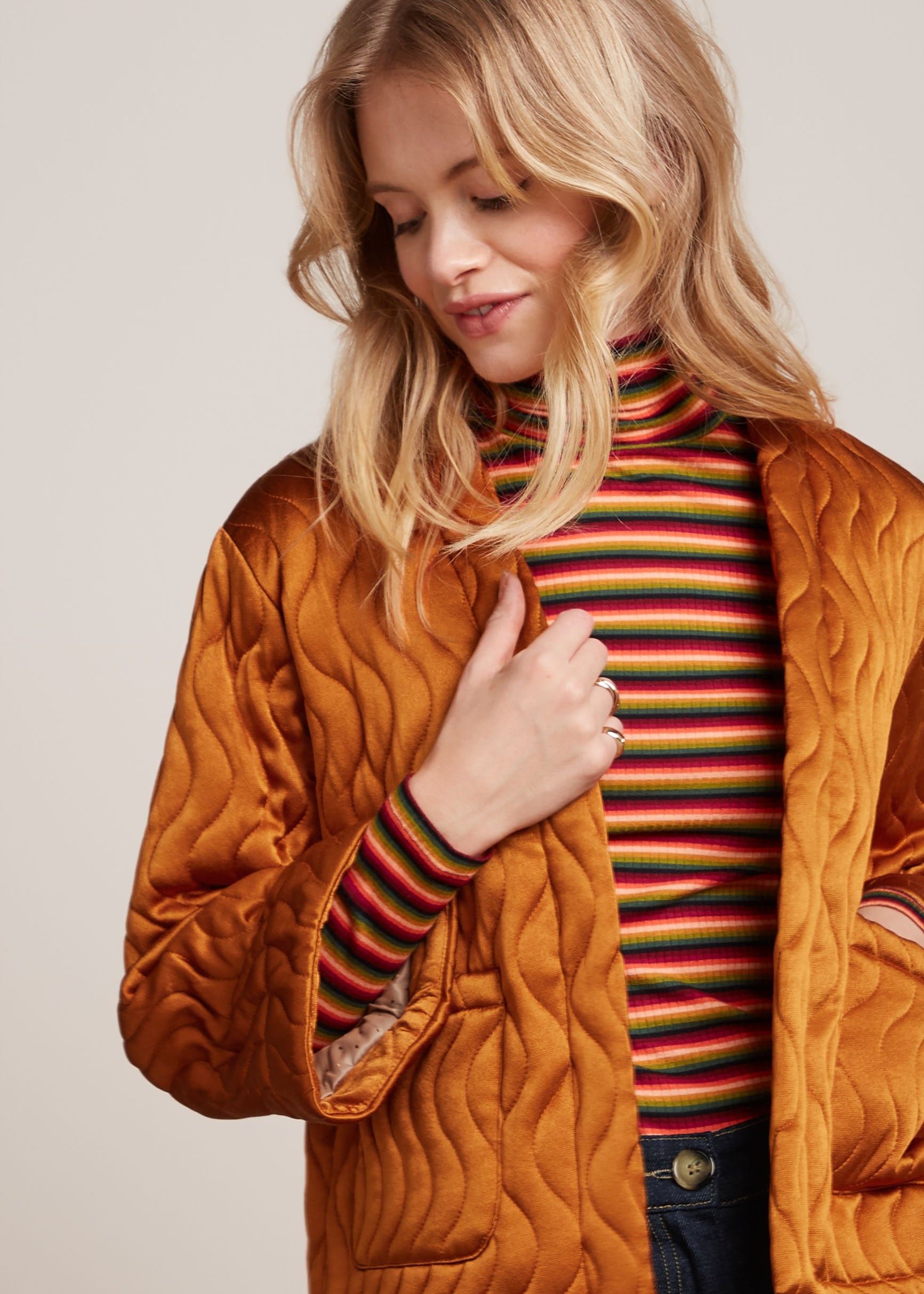 King Louie Noor Jacket in Star Satin