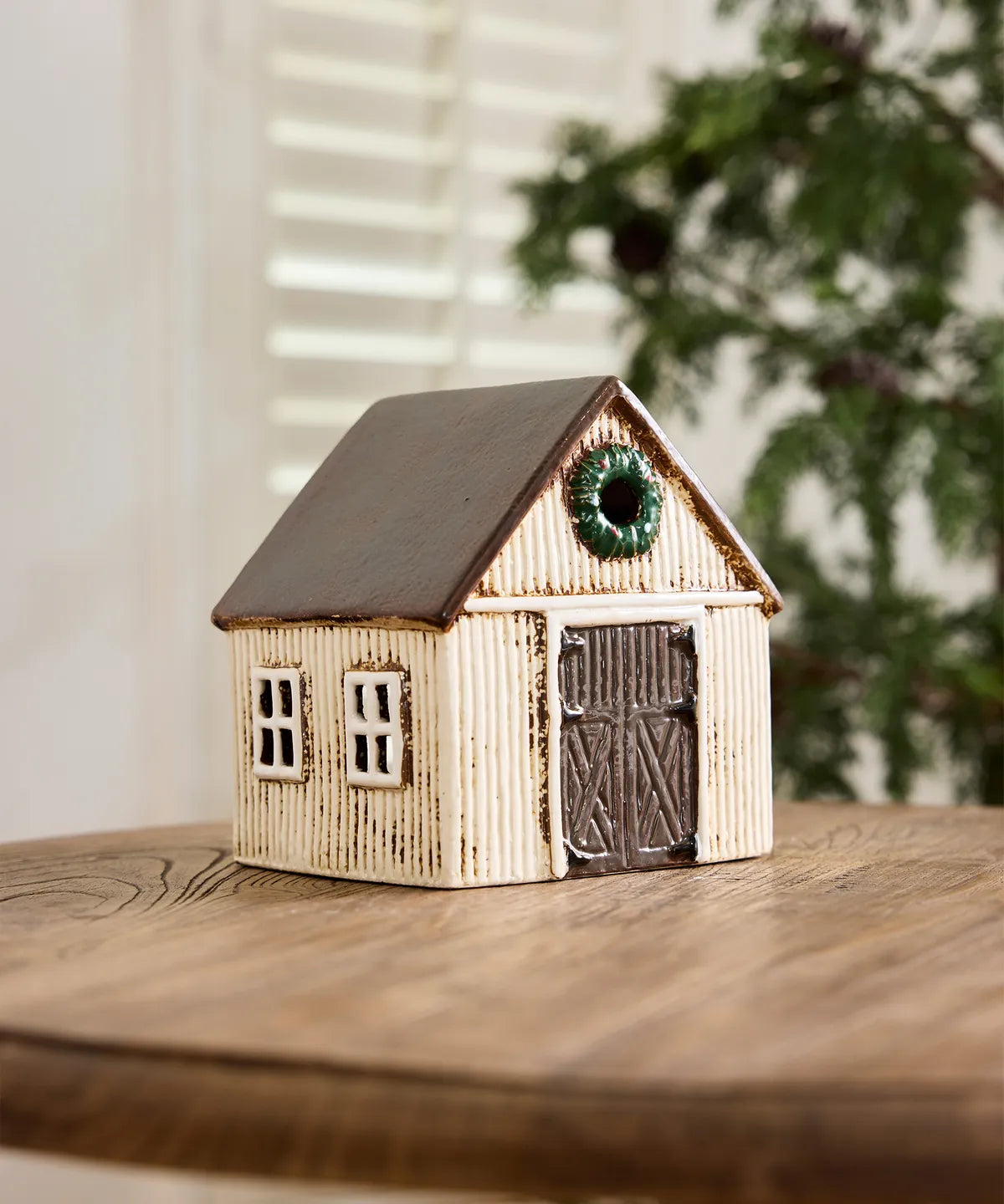 French Country Nordgard Stable with Wreath