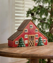 French Country Nordgard Storlek Barn Tealight House