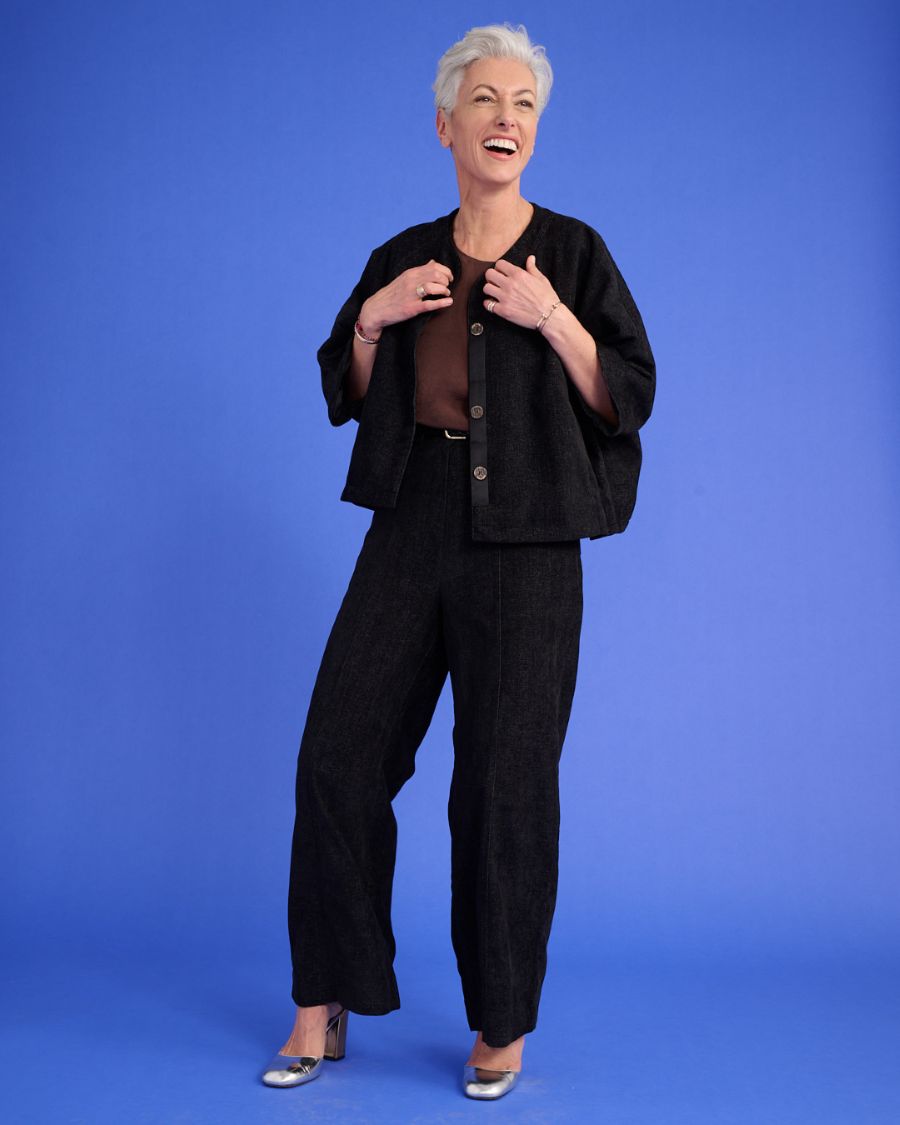 Margot Valentina Jacket- Charcoal
