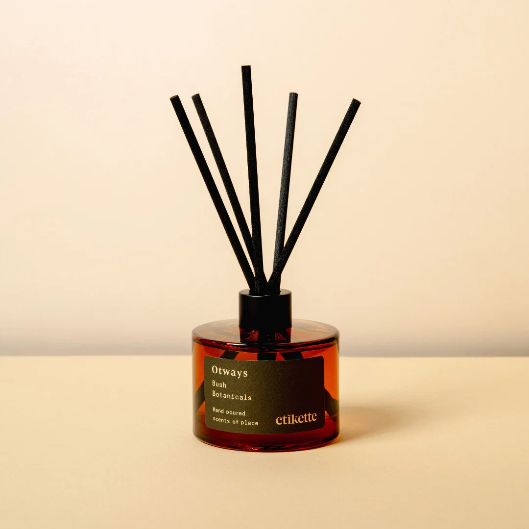 Etikette Otways Bush Botanicals Eco Reed Diffuser