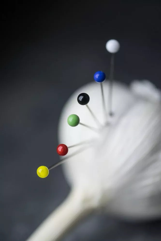 Glass Head Pins- 100