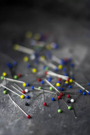 Glass Head Pins- 100