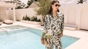 Linne Silk Shirt- Botanica