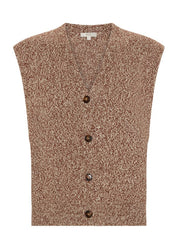 Rye Knit Vest- Toffee