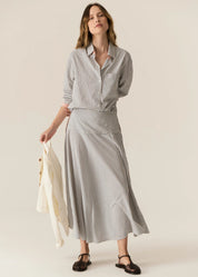 Vera Long Sleeve Shirt- Blue