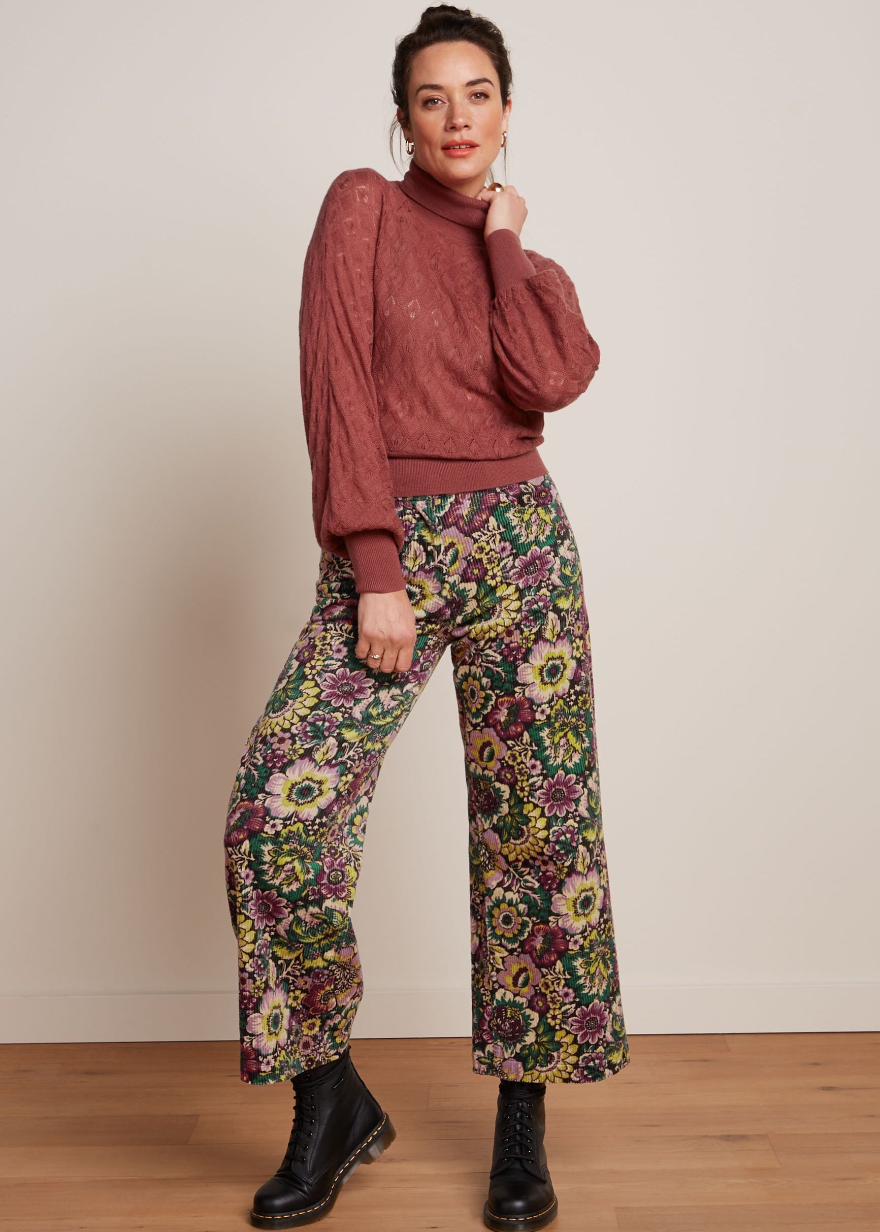 King Louie Paige Flare Pants in Tulsa Print