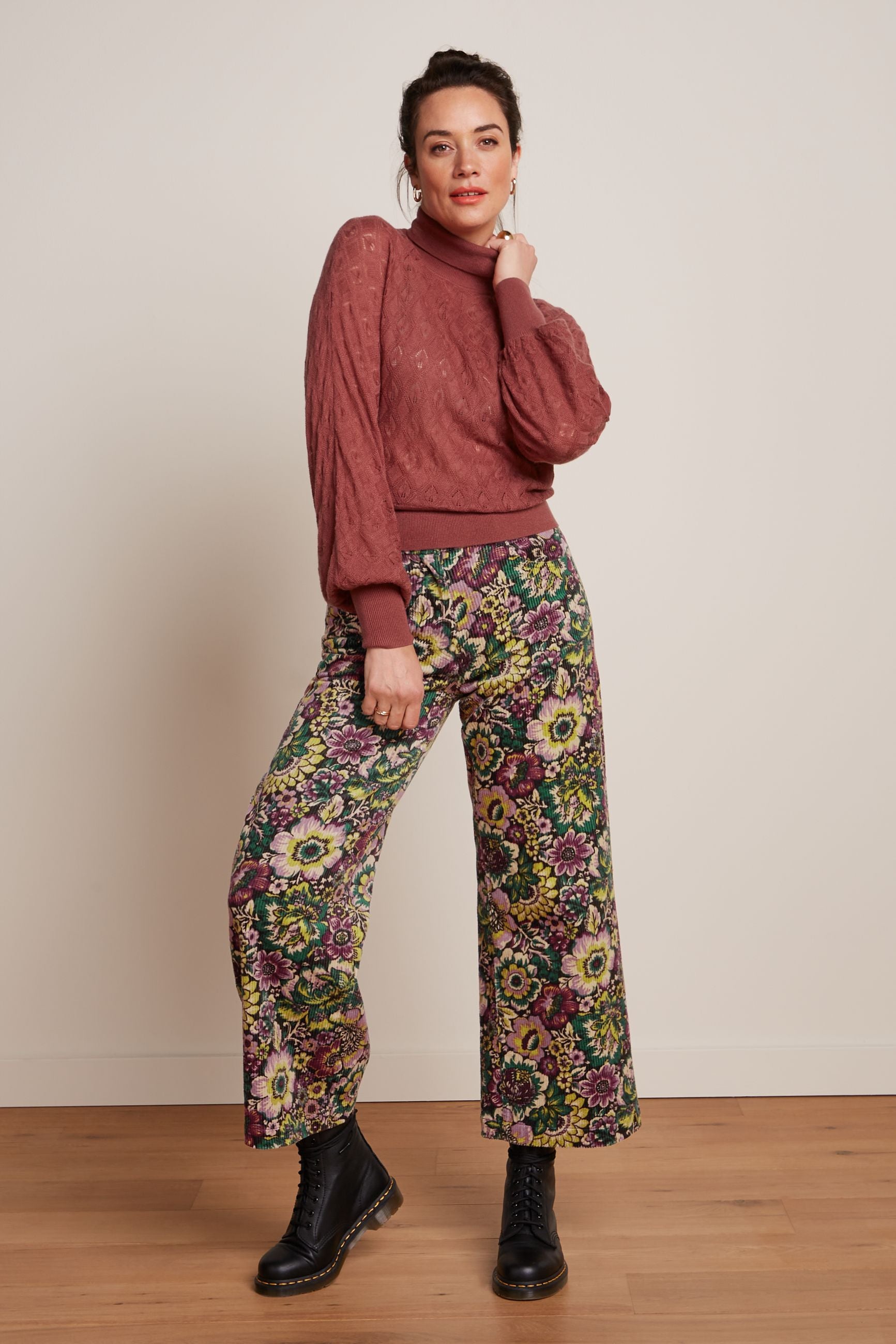 King Louie Paige Flare Pants in Tulsa Print