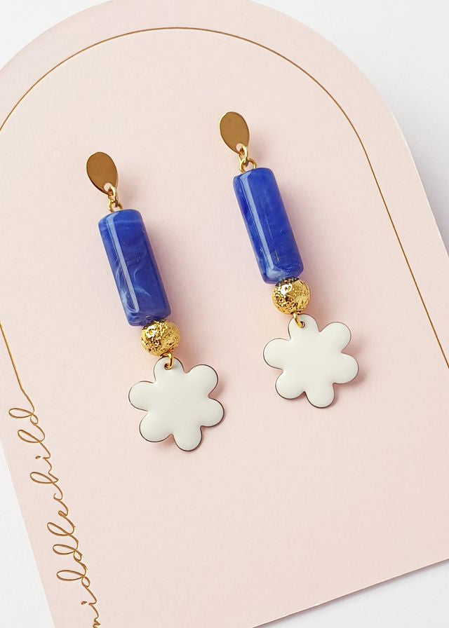 Middle Child Paloma Earrings in Blue