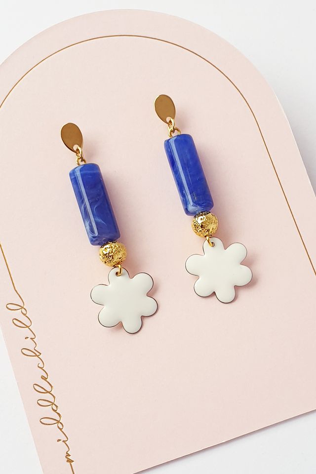 Middle Child Paloma Earrings in Blue
