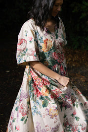 Paloma Dress- Bouquet Print