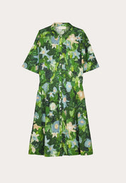 Paloma Short Sleeve Dress- Garden