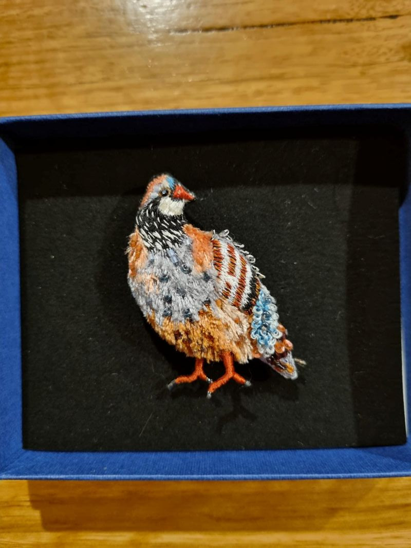 Trovelore Patridge Embellished Brooch