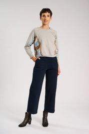 Olga de Polga Peggy Amber Pants in Navy